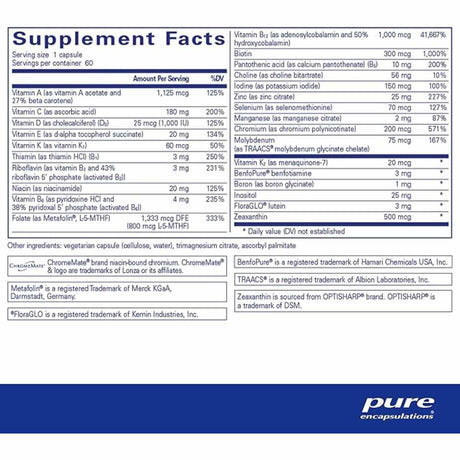 uplemento Multivitamínico en Cápsulas - Envase de 60 Unidades