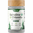 Snap Supplements Espirulina con Clorela - 120 Cápsulas