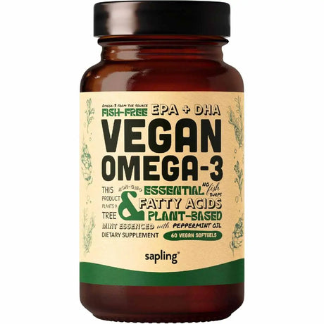 Sapling Omega 3 Algae Based DHA & EPA - 60 Cápsulas Blandas Veganas - Haz Tu Pedido