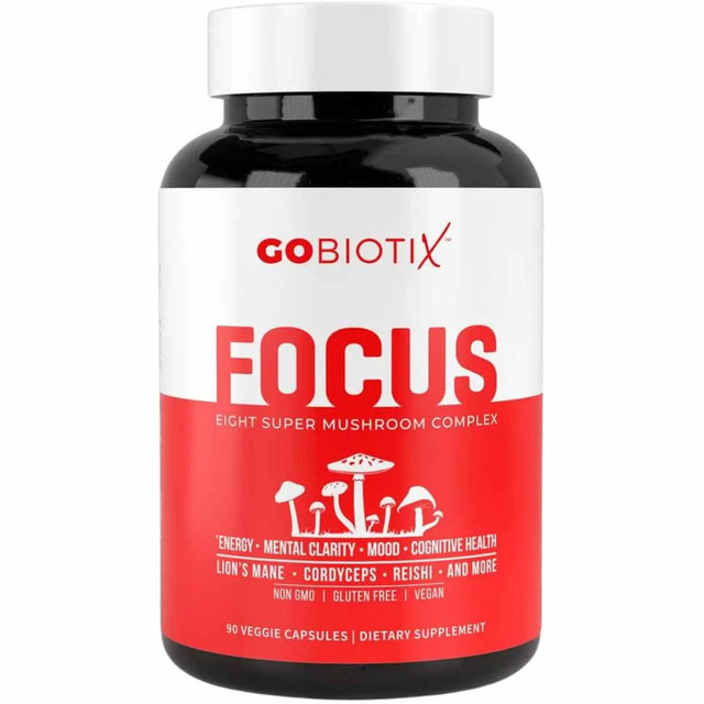 GoBiotix Complejo de Hongos - 90 Cápsulas Veganas - 30 Porciones
