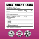 Colágeno Hidrolizado - 246 g - Tabla Nutricional - Haz Tu Pedido.