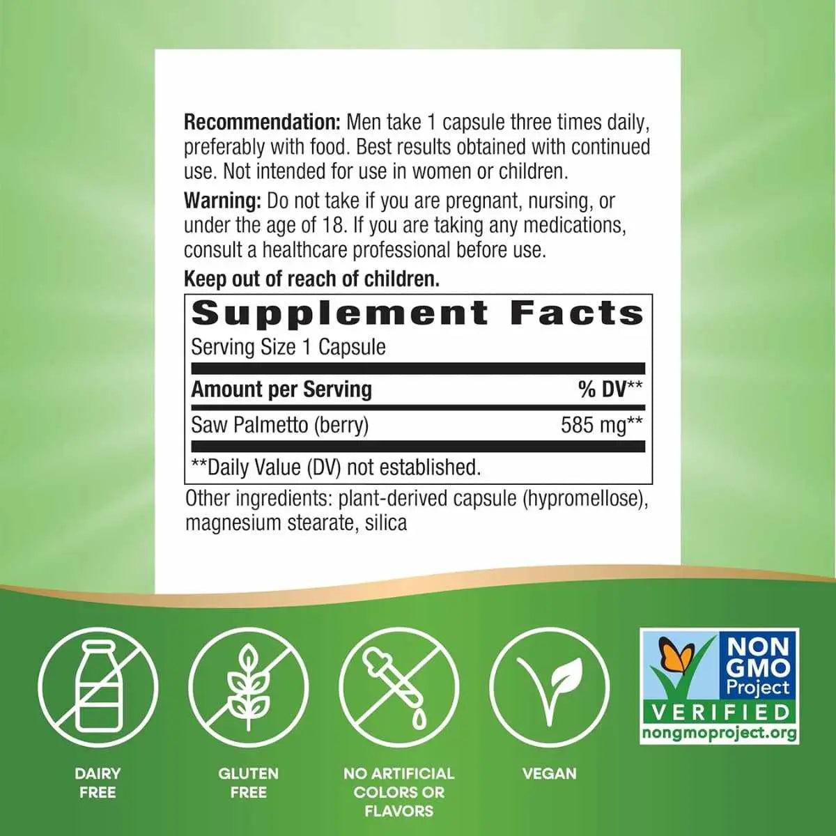 Saw Palmetto 585 mg