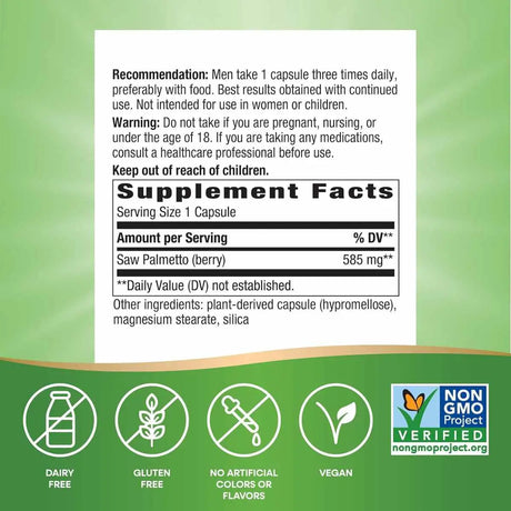 Saw Palmetto 585 mg
