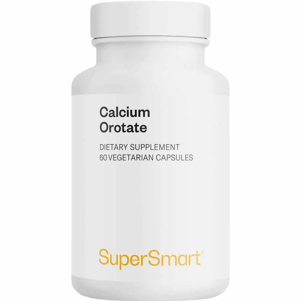 SuperSmart Orotato de Calcio con Orotato de Magnesio - 60 Cápsulas Vegetarianas