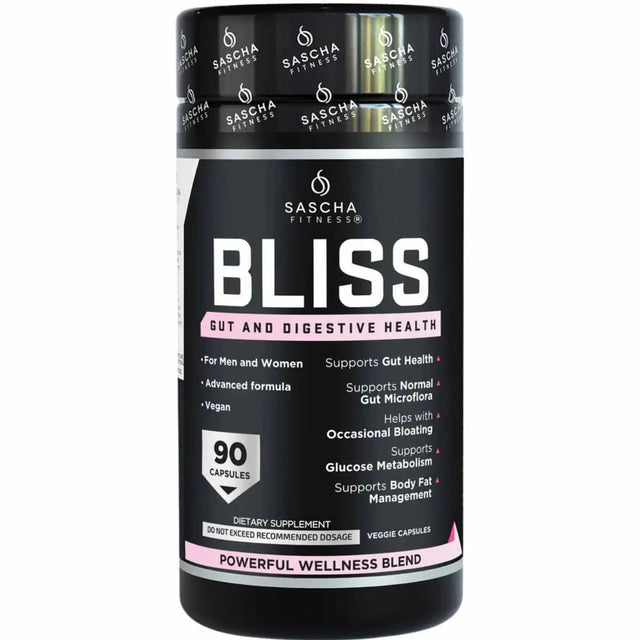 Sascha Fitness Bliss Suplemento para Salud Digestiva e Intestinal - 90 Cápsulas - 30 Porciones - Haz Tu Pedido 