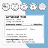 Super Smart BHT - 90 Cápsulas Vegetarianas - Haz Tu Pedido