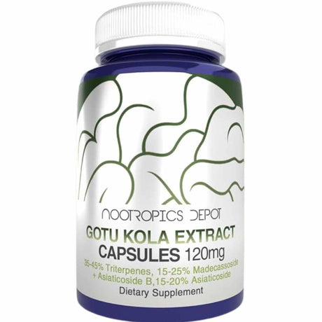  Gotu Kola en Cápsulas - 180 Unidades de 120 mg de Extracto