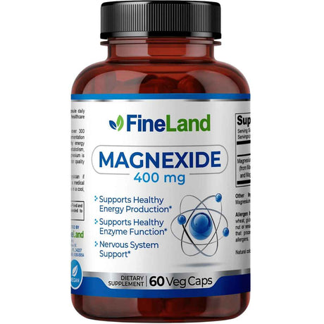 Fineland Magnexida  Energía Saludable 400 mg - 60 Cápsulas - Haz Tu Pedido
