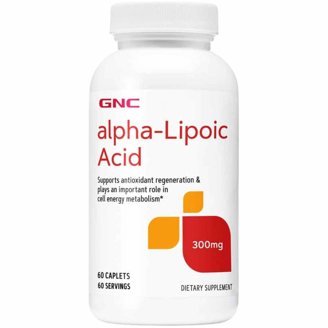  ¡Potencia tu vitalidad con el Ácido Alfa Lipoico de GNC! Disfruta de 60 comprimidos de 300 mg cada uno para una dosis óptima de antioxidantes. Descubre el secreto de la regeneración celular y energiza tu día con GNC. ¡Tu bienestar merece lo mejor!