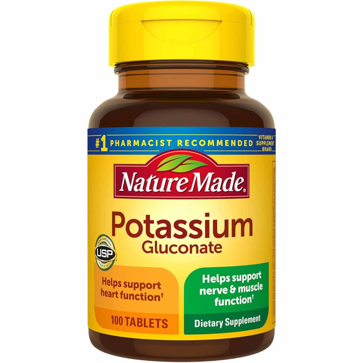 Impulsa tu salud con Gluconato de Potasio 90 mg de Nature Made, el suplemento clave para el bienestar muscular y electrolítico. Calidad y eficacia en cada dosis.