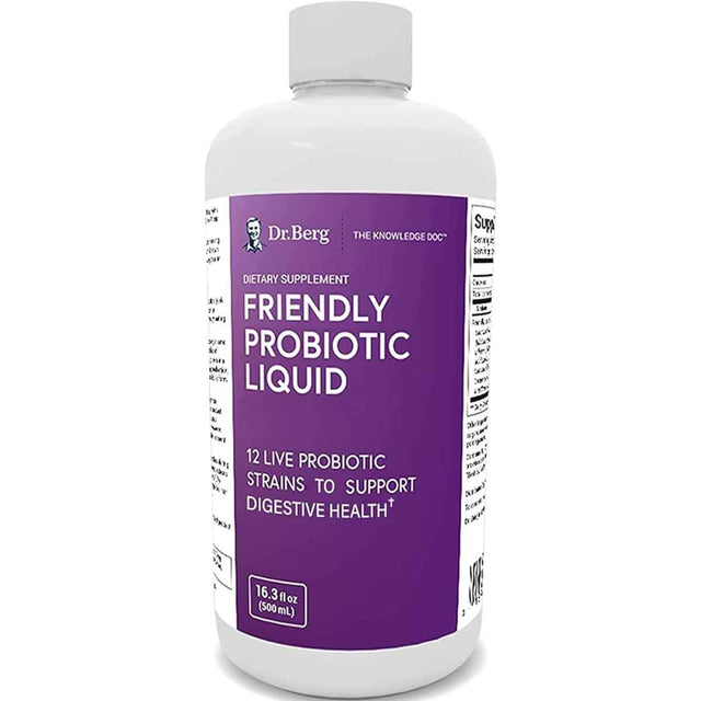 Dr. Berg Probiótico de Bacterias Amigables - 500 ml - Haz Tu Pedido
