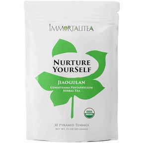  "Descubre el Té Orgánico de Jiaogulan de Immortalitea: 30 bolsas de sabor y bienestar en cada caja."