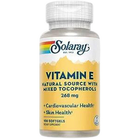Solaray Vitamin E 400 IU - 100 Cápsulas Blandas - Haz Tu Pedido
