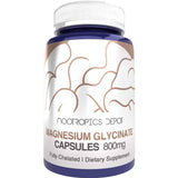 Nootropics Depot Glicinato de Magnesio 800 mg - 360 Cápsulas - Haz Tu Pedido