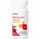 GNC Melatonina 1 mg - Sabor Cereza - 60 Pastillas Vegatarianas - Haz Tu Pedido