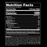 Animal Proteína de Suero de Leche Aislada 25 g - Sabor Galletas y Crema - 4 polvo - Tabla Nutricional - Haz Tu Pedido