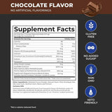 Power Life Proteína de suero de leche - Sabor Chocolate - 380 g - Tabla Nutricional - Haz Tu Pedido