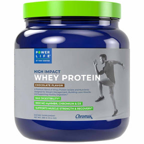 Power Life Proteína de suero de leche - Sabor Chocolate - 380 g - Haz Tu Pedido
