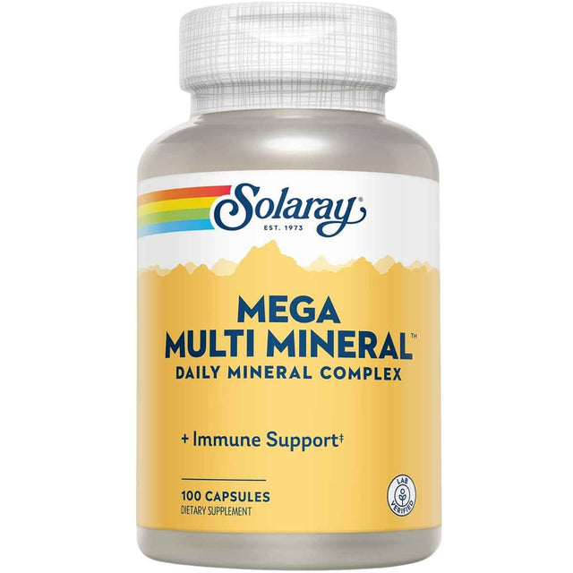 Solaray Mega Multi Mineral - 100 Cápsulas - Haz Tu Pedido