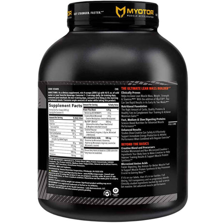 GNC MASS XXX™ con MyoTor® Proteína para Ganancia Muscular - Sabor Vainilla - 2730 g - Tabla Nutricional - Haz Tu Pedido