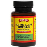 Bragg Omega 3 Algas Marinas 550 mg - 60 Cápsulas Blandas Veganas - Haz Tu Pedido