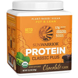 Sunwarrior Proteína Vegana Clásica Plus 17 g - Sabor Chocolate - 375 g - Haz Tu Pedido
