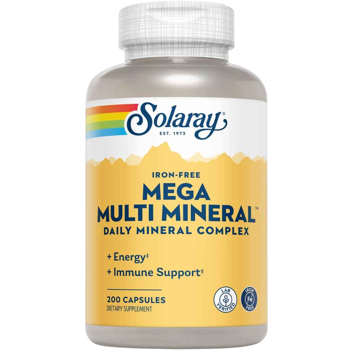 Solaray Mega Multi Mineral - 200 Cápsulas - Haz Tu Pedido