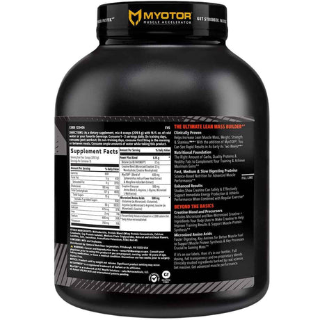 GNC MASS XXX™ con MyoTor® Proteína para Ganancia Muscular - Sabor Fresa - 2724 g - Tabla Nutricional - Haz Tu Pedido
