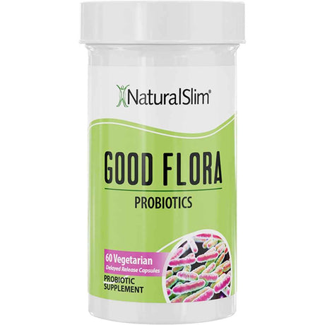 NaturalSlim Good Flora Probióticos - 60 Cápsulas Vegetarianas - Haz Tu Pedido