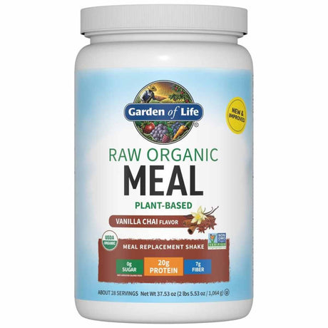 Garden of Life Proteína Orgánica Vegana 20 g - Sabor Chai de Vainilla - 1064 g - Haz Tu Pedido