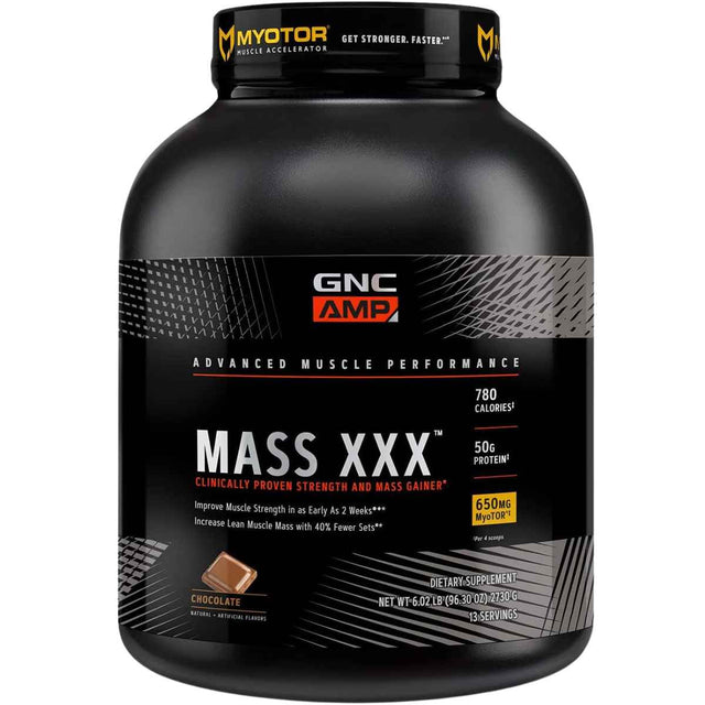 GNC MASS XXX™ con MyoTor® Proteína para Ganancia Muscular - Sabor Chocolate - 2730 g - Haz Tu Pedido