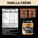 Body Fortress Proteína Aislada 30 g - Sabor Vainilla - 680 g - Tabla Nutricional - Haz Tu Pedido