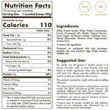 Solgar Proteína de Suero de Leche de Vacas Alimentados con Pasto 20 g - Sabor Chocolate - 377 g - Tabla Nutricional - Haz Tu Pedido