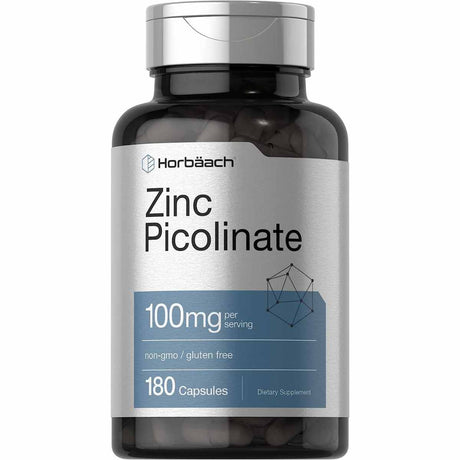 Horbaach Zinc Picolinate - 180 Cápsulas - Haz Tu Pedido