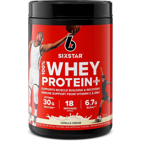 Six Star 100% Proteína de Suero 30 g - Sabor Fresa - 816 g - Haz Tu Pedido