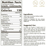 Solgar Proteína de Suero de Leche de Vacas Alimentados con Pasto 20 g - Sabor Sin Sabor - 377 g - Tabla Nutricional - Haz Tu Pedido