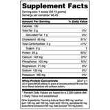 NutraBio Proteína de Suero Clásica - Sabor Pastel de Fresas - 5 polvo - Tabla Nutricional - Haz Tu Pedido