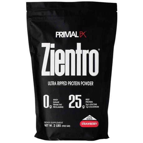 PrimalFX Proteína Ultra Ripped Zientro 25 g - Sabor Fresa - 900 polvo - Haz Tu Pedido