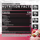 Nutrex Research Isofit Aislado de Proteína de Suero 25 g - Sabor Crema de Fresa - 978 g - Tabla Nutricional - Haz Tu Pedido