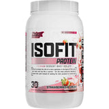 Nutrex Research Isofit Aislado de Proteína de Suero 25 g - Sabor Crema de Fresa - 978 g - Haz Tu Pedido