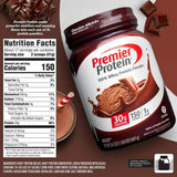 Premier Protein Proteína de Suero de Leche 30 g - Sabor Batido de chocolate - 697 g - Tabla Nutricional - Haz Tu Pedido
