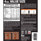 Body Fortress Proteína Mass Gainer 40 g - Sabor Chocolate - 1814 g - Tabla Nutricional - Haz Tu Pedido