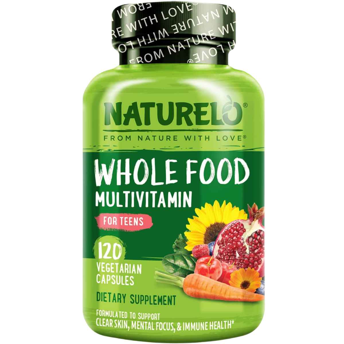 Naturelo Multivitamínico de Alimentos Integrales para Adolescentes - 120 Cápsulas Vegetarianas - Haz Tu Pedido