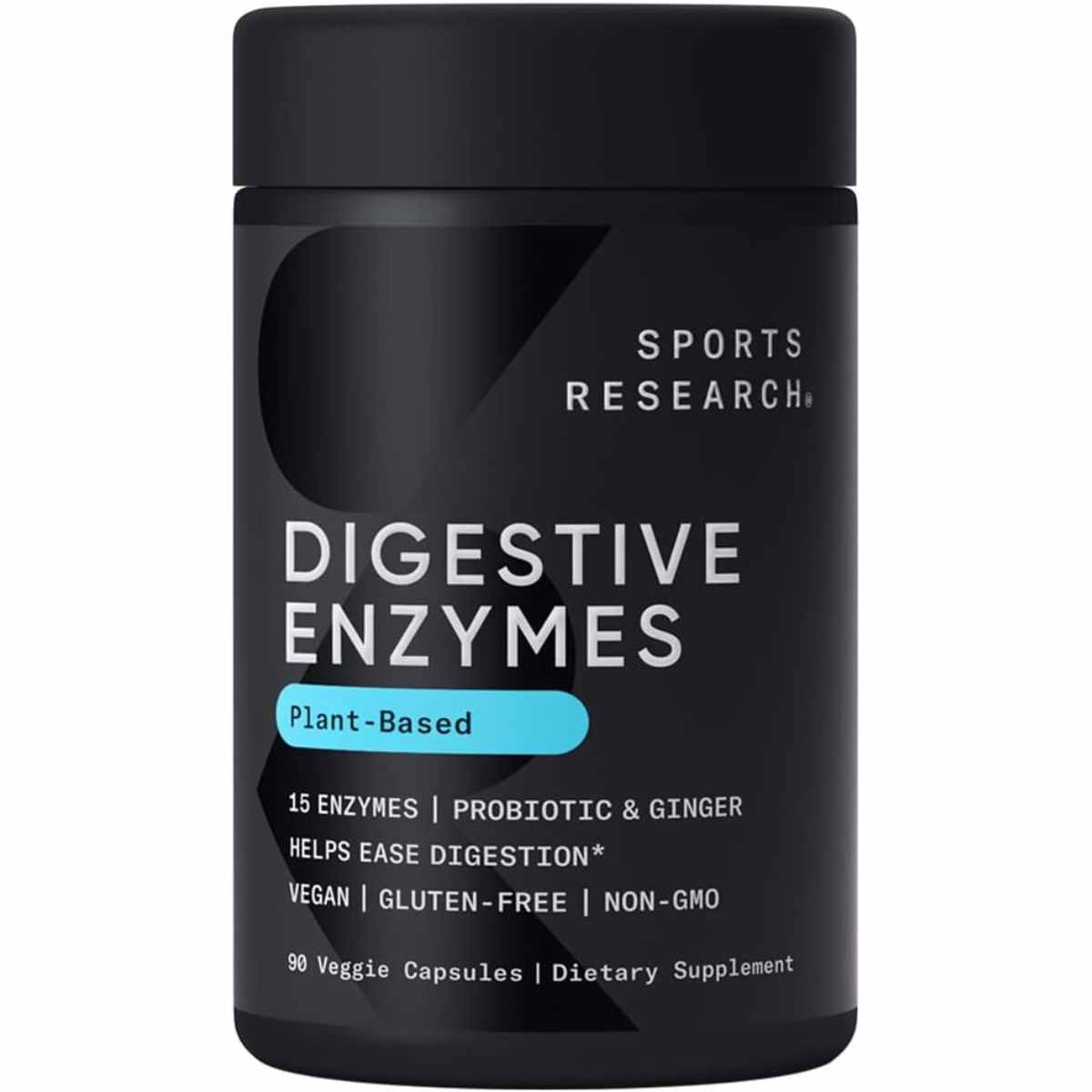 Sports Research Digestive Enzymes - 90 Cápsulas Vegetales - Haz Tu Pedido