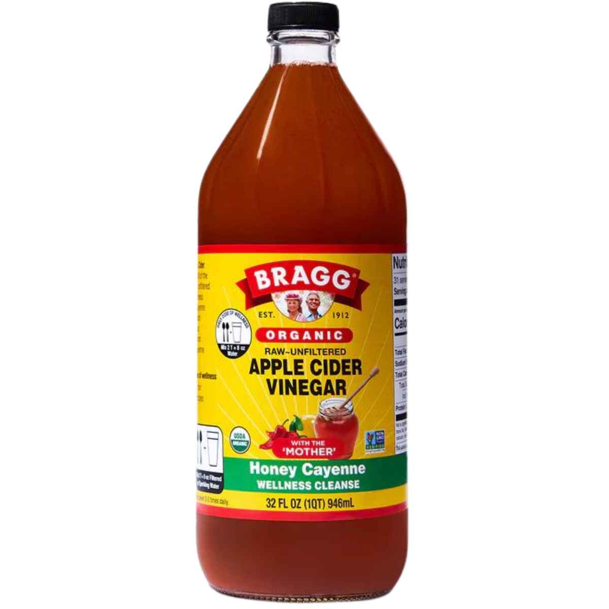 Bragg Vinagre de Sidra de Manzana - Sabor Miel Cítrica - 946 ml - Haz Tu Pedido