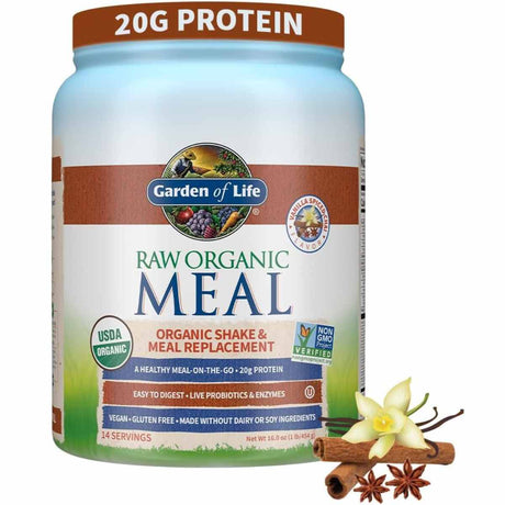 Garden of Life Proteína Orgánica Vegana 20 g - Sabor Chai de Vainilla - 454 g - Haz Tu Pedido