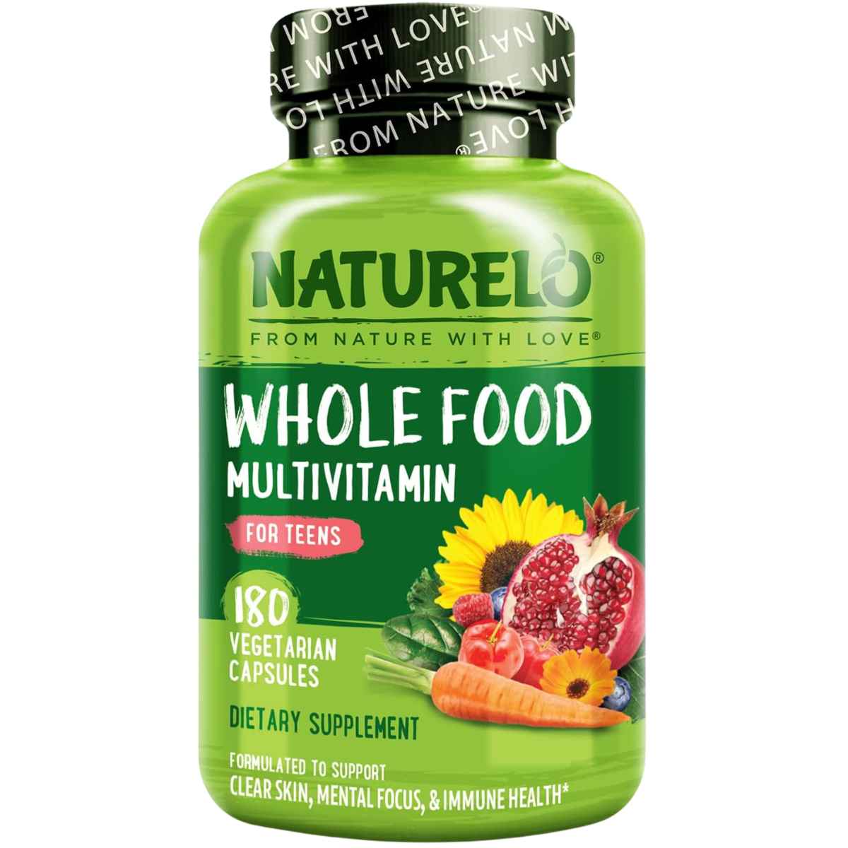 Naturelo Multivitamínico de Alimentos Integrales para Adolescentes - 180 Cápsulas Vegetarianas - Haz Tu Pedido