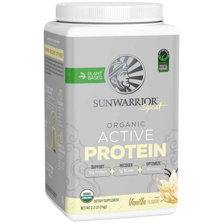 Sunwarrior Proteína Orgánica 30 g - Sabor Vainilla - 1 kg - Haz Tu Pedido