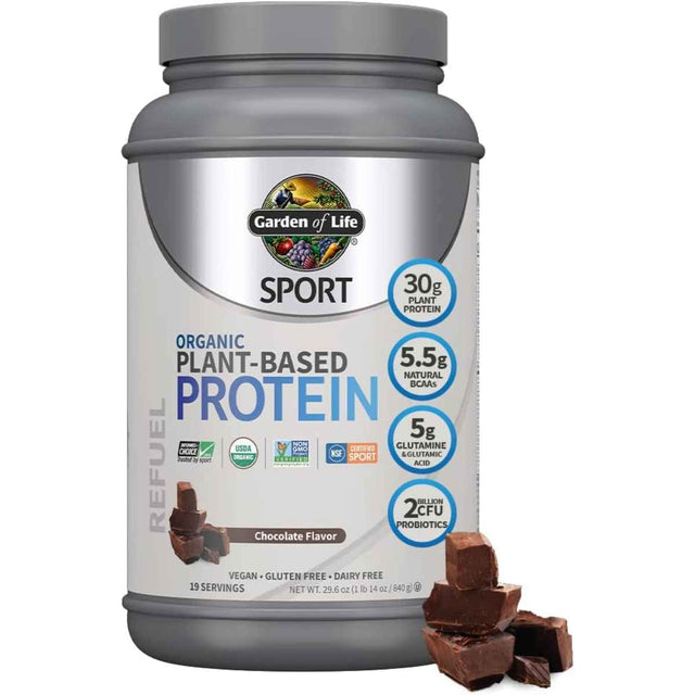Garden of Life Proteína Orgánica de Origen Vegetal 30 g - Sabor Chocolate - 840 g - Haz Tu Pedido
