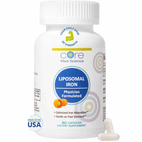 Core Med Science Liposomal Hierro  65 mg - 90 Cápsulas - Haz Tu Pedido